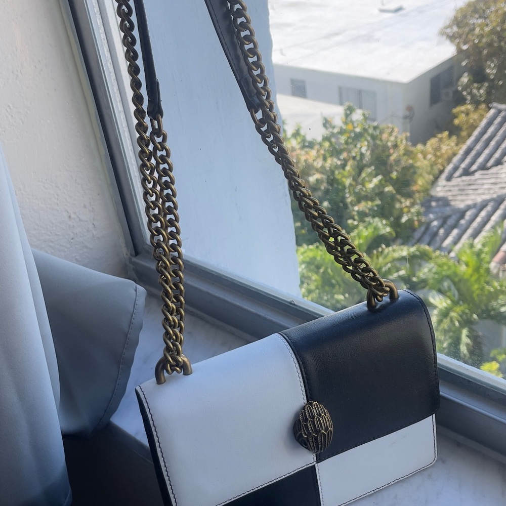 Black and White Kurt Geiger Bag